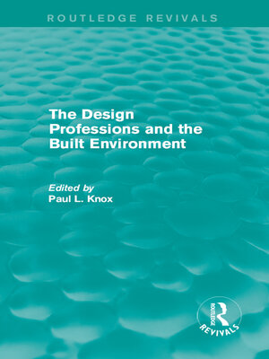 cover image of Routledge Revivals